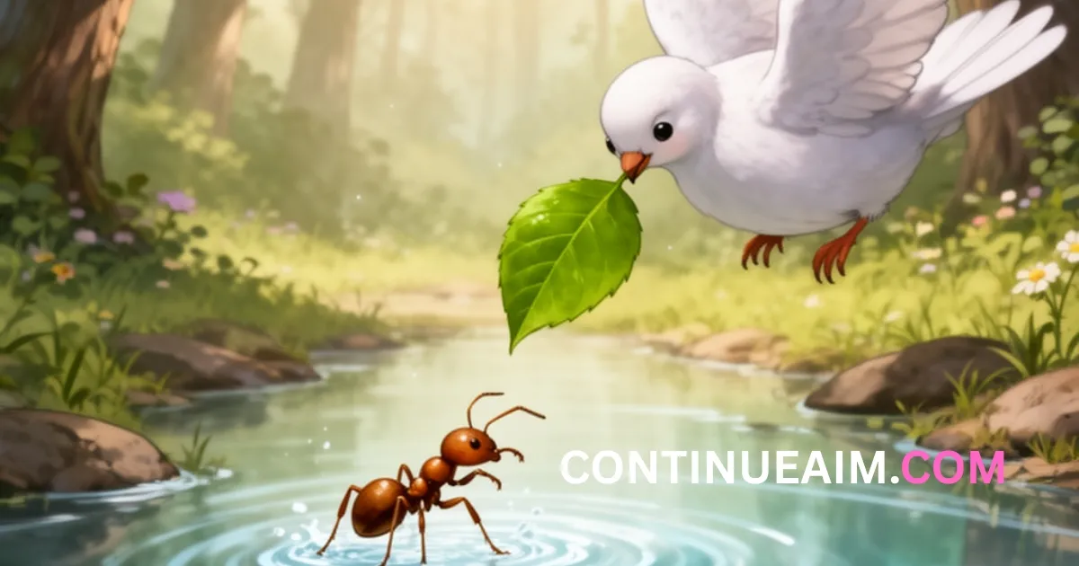 چونٹی اور کبوتر