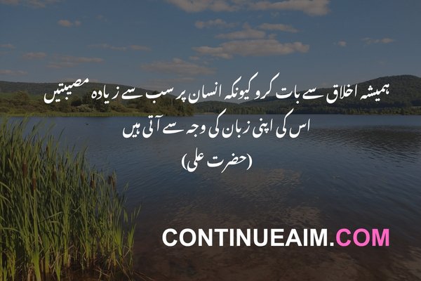 Hazrat Ali Quotes in Urdu