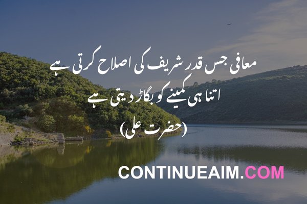 Hazrat Ali Quotes in Urdu