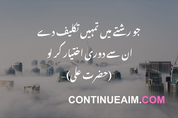 Hazrat Ali Quotes in Urdu