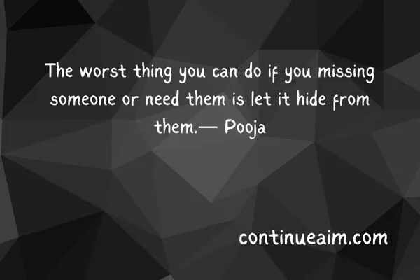 Indirectly Saying I Miss You Quotes