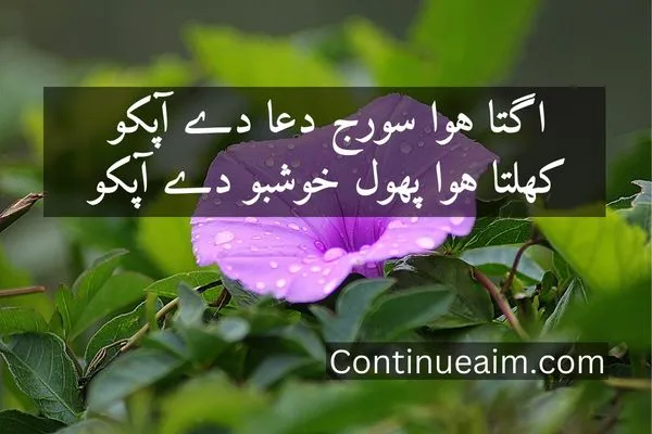Good Moring Quotes in Urdu