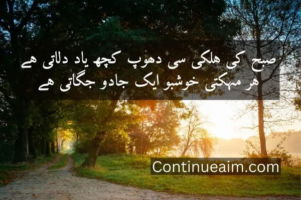 Good Moring Quotes in Urdu