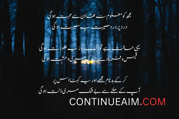 Mohabbat Badnaam Shayari