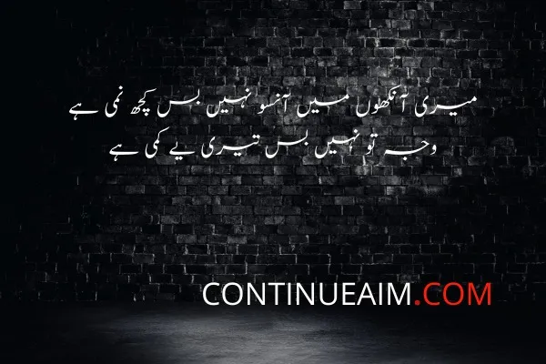 Ansu Quotes in Urdu