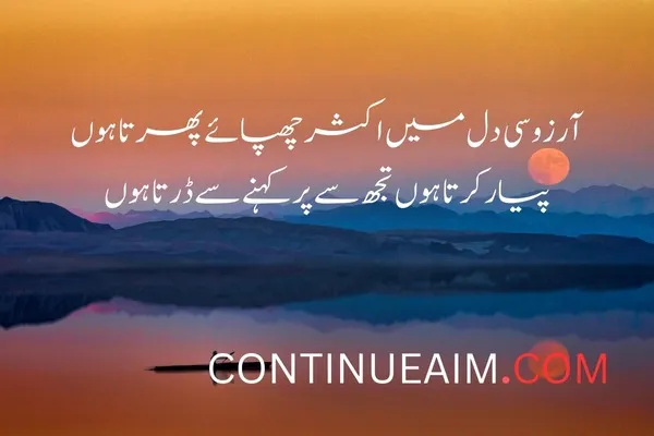 Arzoo Quotes in Urdu