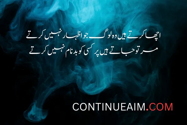 Kisi Ko Badnaam Karna Status in Urdu