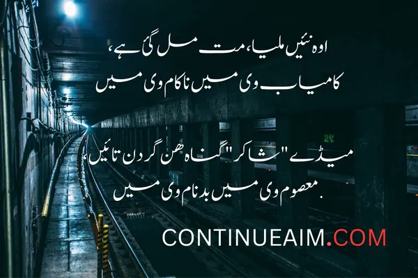 Badnaam Sad Shayari in Urdu