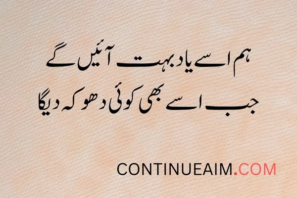Dhoka Quotes in Urdu