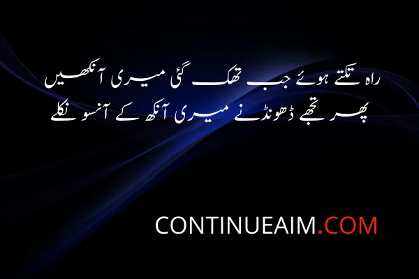 Ansu Quotes in Urdu