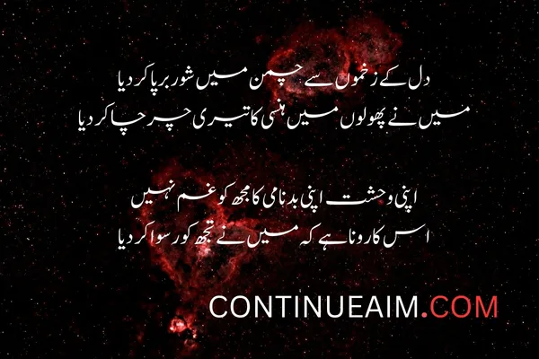 Mohabbat Badnaam Shayari