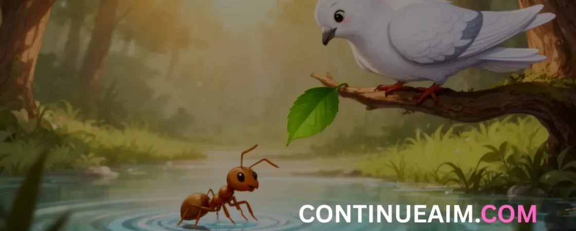 چونٹی اور کبوتر