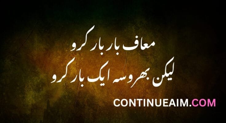 Sorry Quotes in Urdu