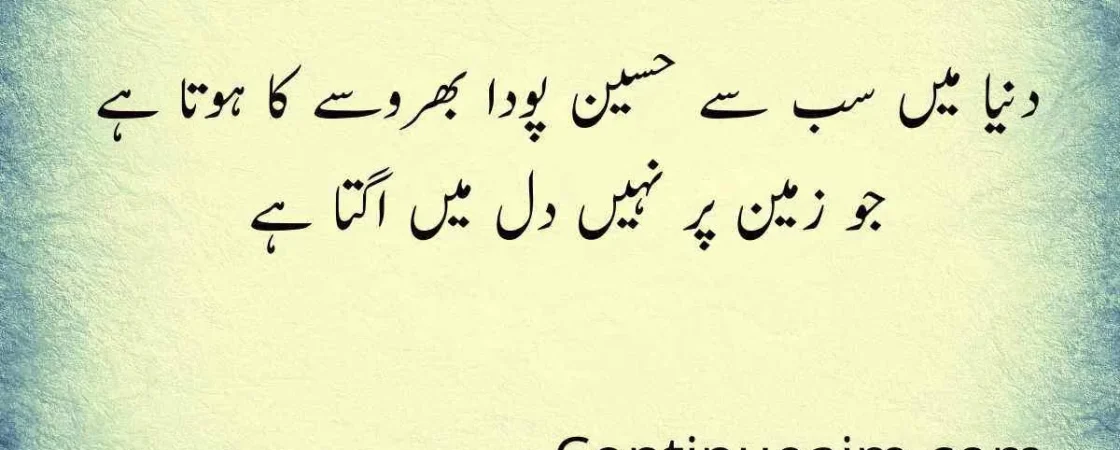 Quotes on Trust in Urdu