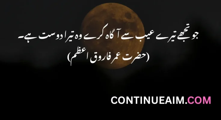 Aqwal E Zareen in Urdu Hazrat Umar