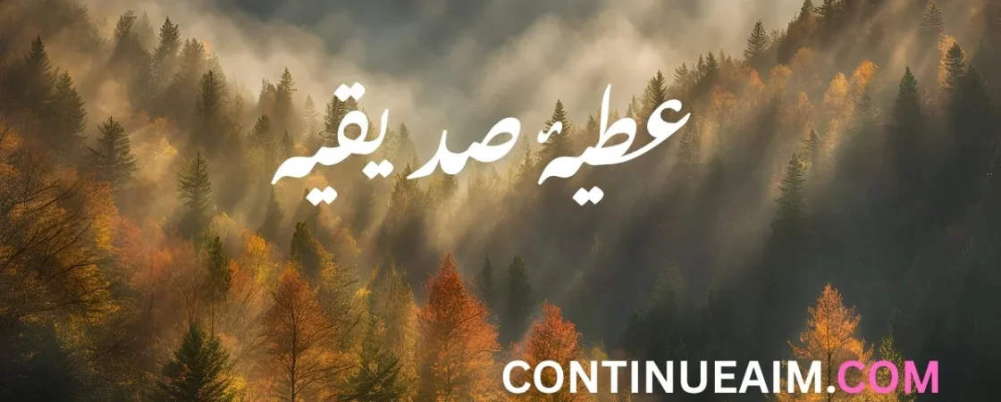 عطیۂ صدیقیہ